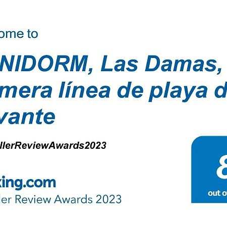 Benidorm, Las Damas, Primera Linea De Playa De Levante Ngoại thất bức ảnh